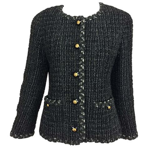 chanel tweed jacket women's.